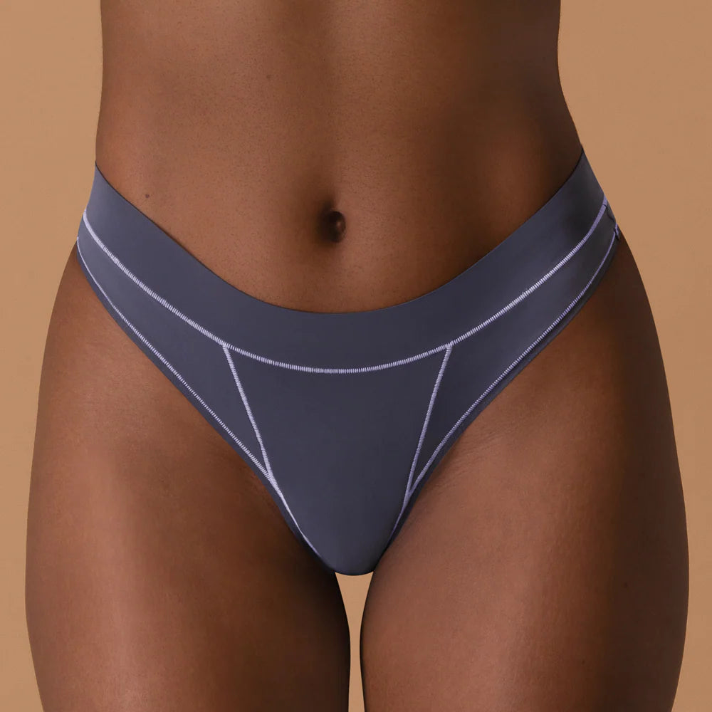 Le string de sport Bleu